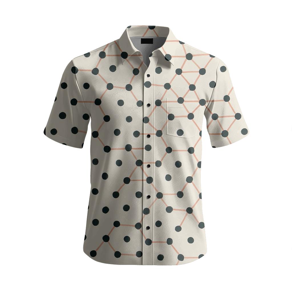 Pinpoint Scatter Net unique graphic short sleeve shirts
