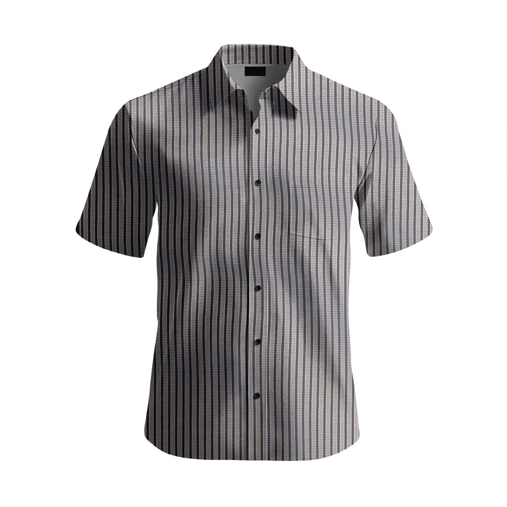 Micro Moire Bands personalized casual short sleeves