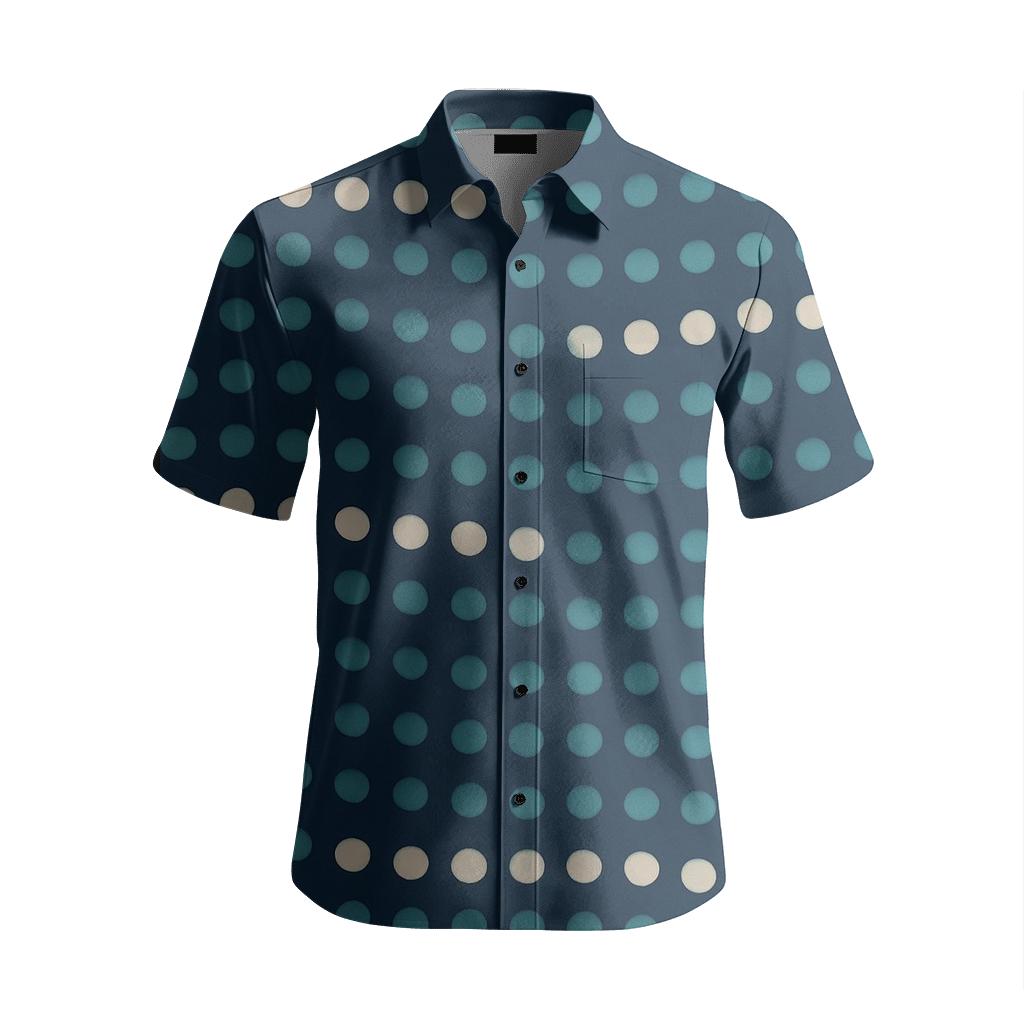 Pinpoint Scatter Matrix custom short sleeve shirts