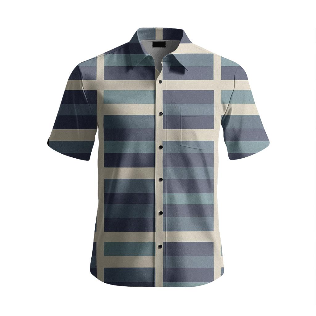 Banded Pulse Ladder custom short sleeve shirts