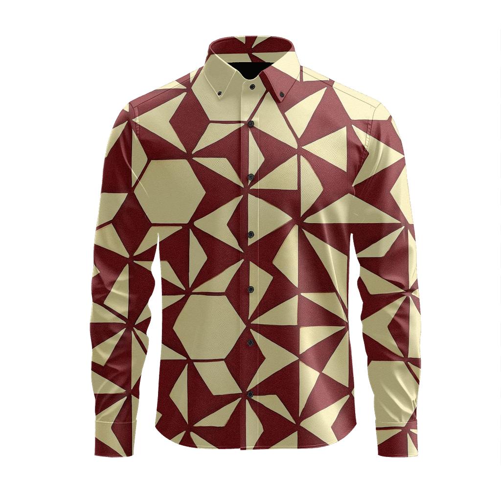 Trihex Modular Array personalized cotton long sleeves