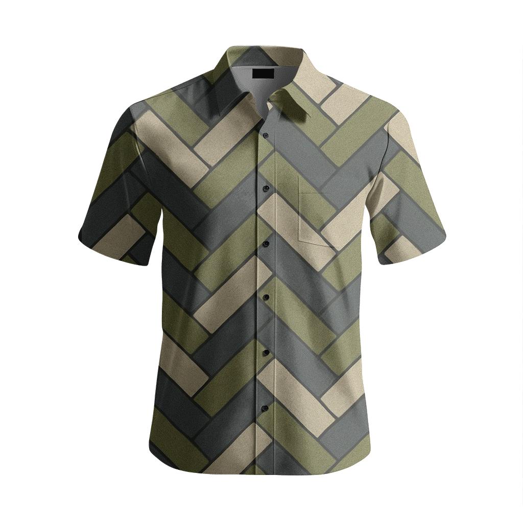 Herringbone Ribbon Weave premium short sleeve apparel