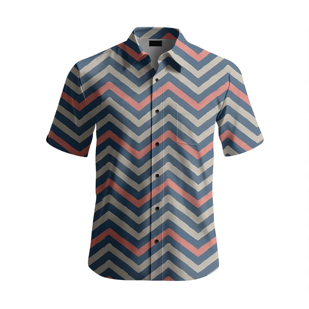 Chevron Relay Field stylish fitted short sleeve tees