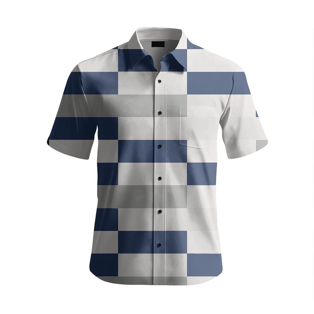 Offset Stripe Relay unique graphic short sleeve shirts