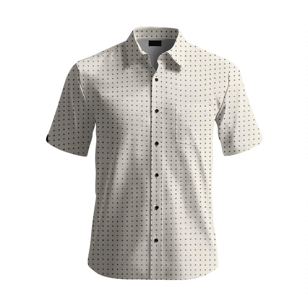 Micro Dot Drift Grid premium short sleeve apparel