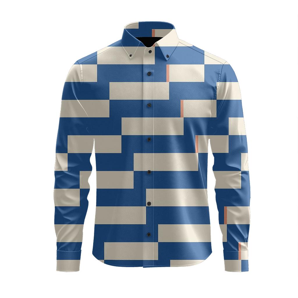 Phase Shift Stripe Array premium long sleeve apparel