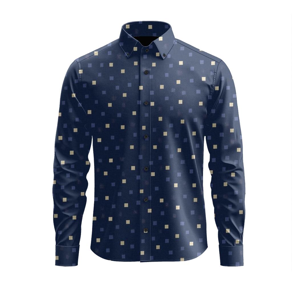 Pixel Star Scatter comfortable casual long sleeves