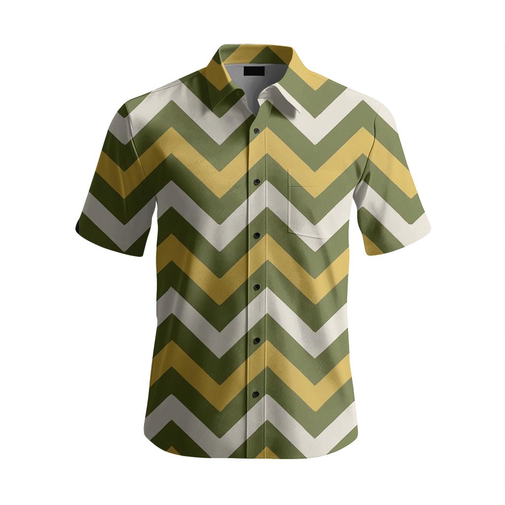 Offset Chevron Flow stylish fitted short sleeve tees