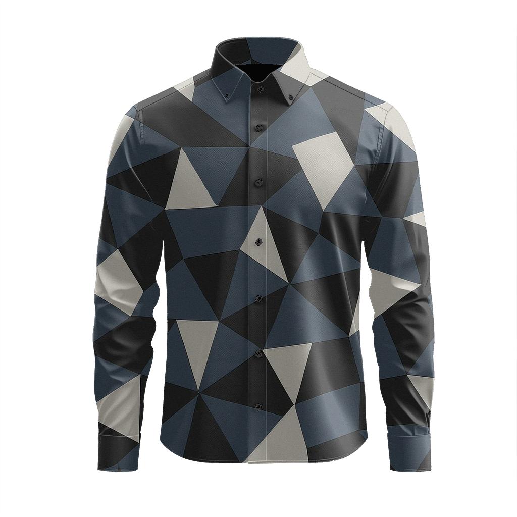 Dark Matter Shard Field soft fabric long sleeve shirts