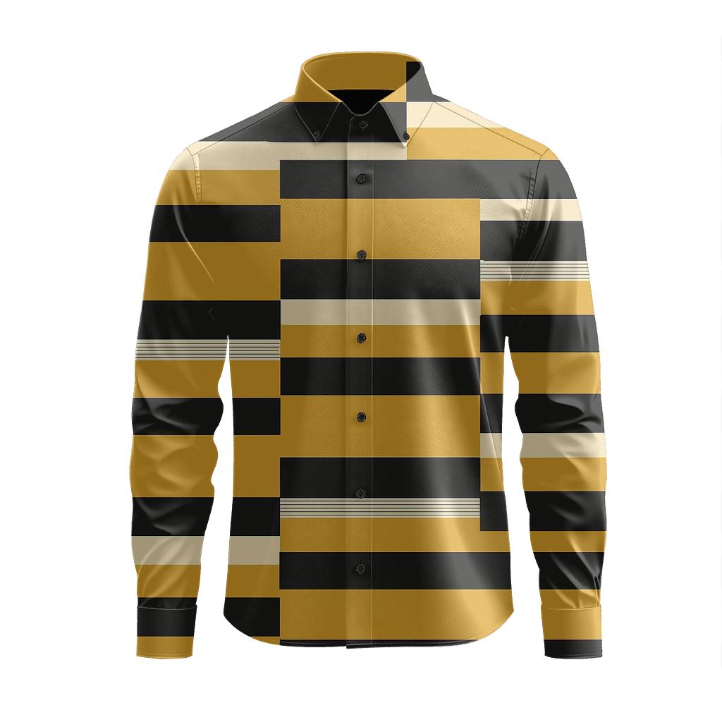 Shifted Stripe Staircase stylish fitted long sleeve tees