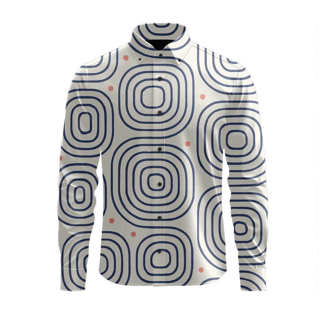 Concentric Loop Circuit premium long sleeve apparel