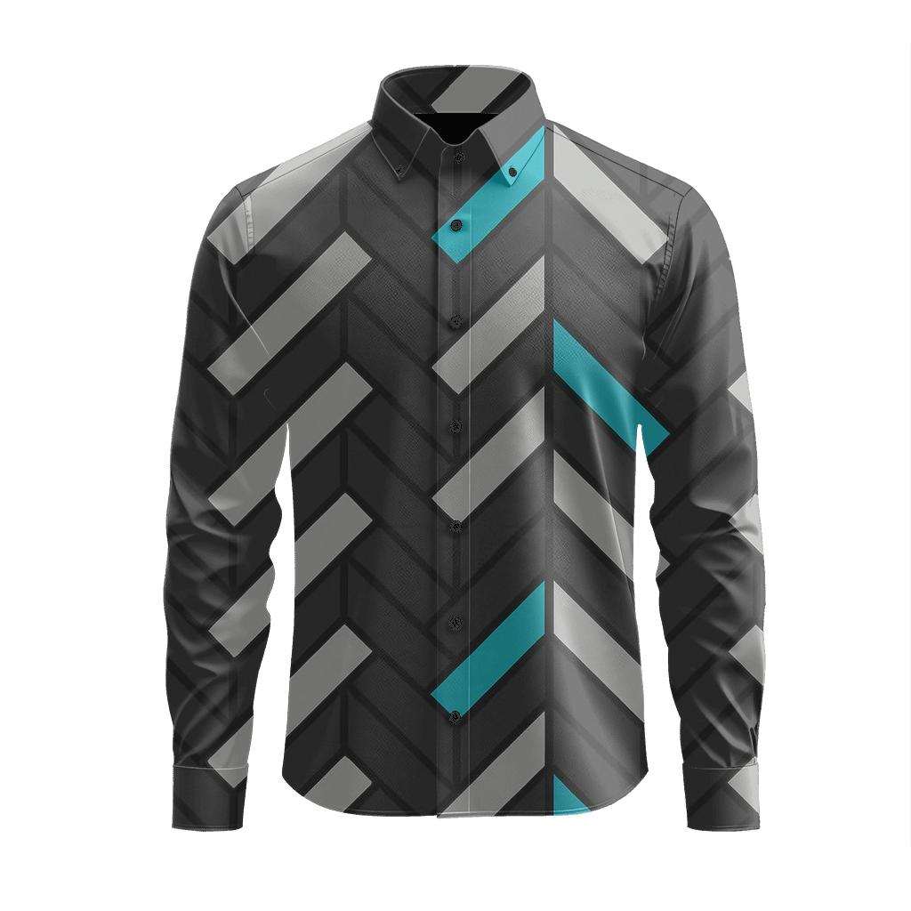 Diagonal Herringbone Switch comfortable casual long sleeves