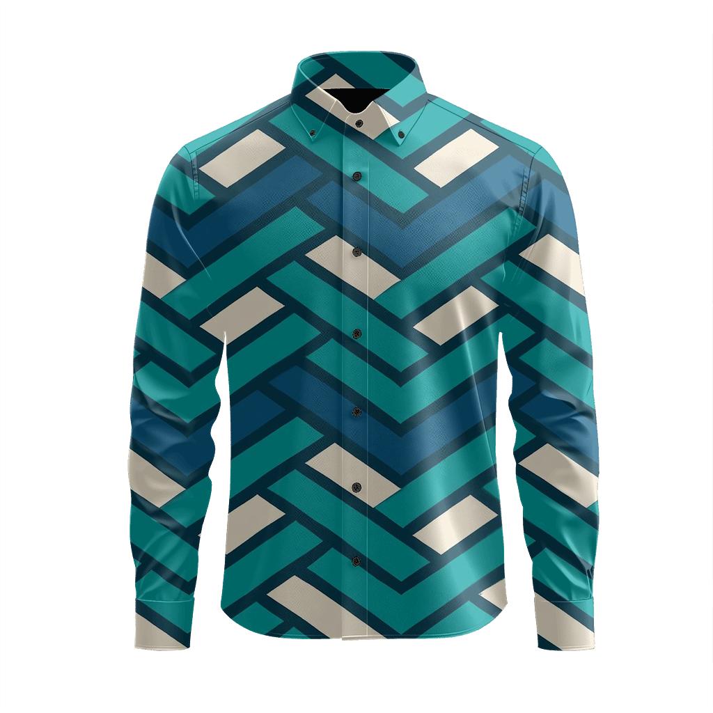 Chevron Braid Alternation premium long sleeve apparel