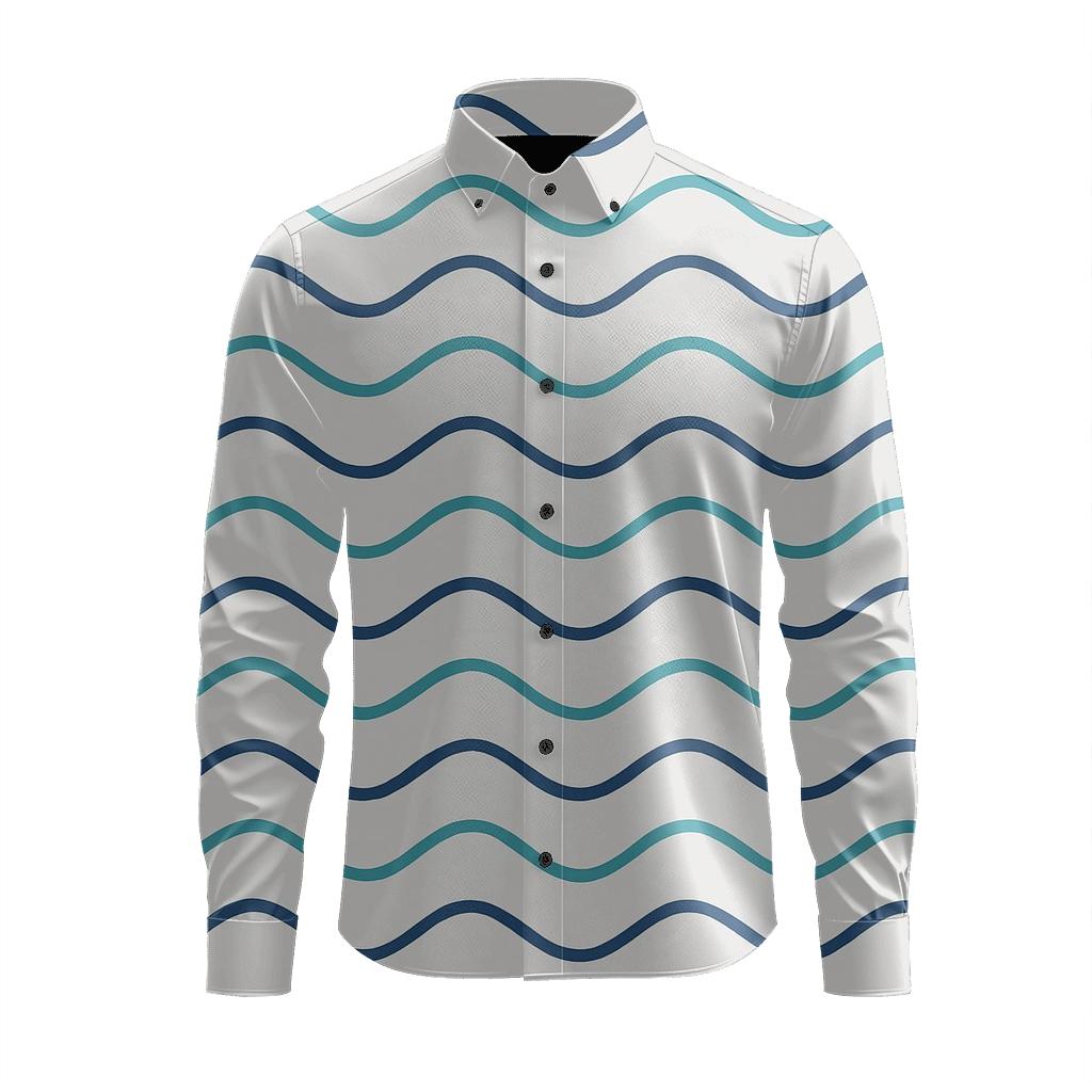 Sine Trace Stacklines custom long sleeve shirts