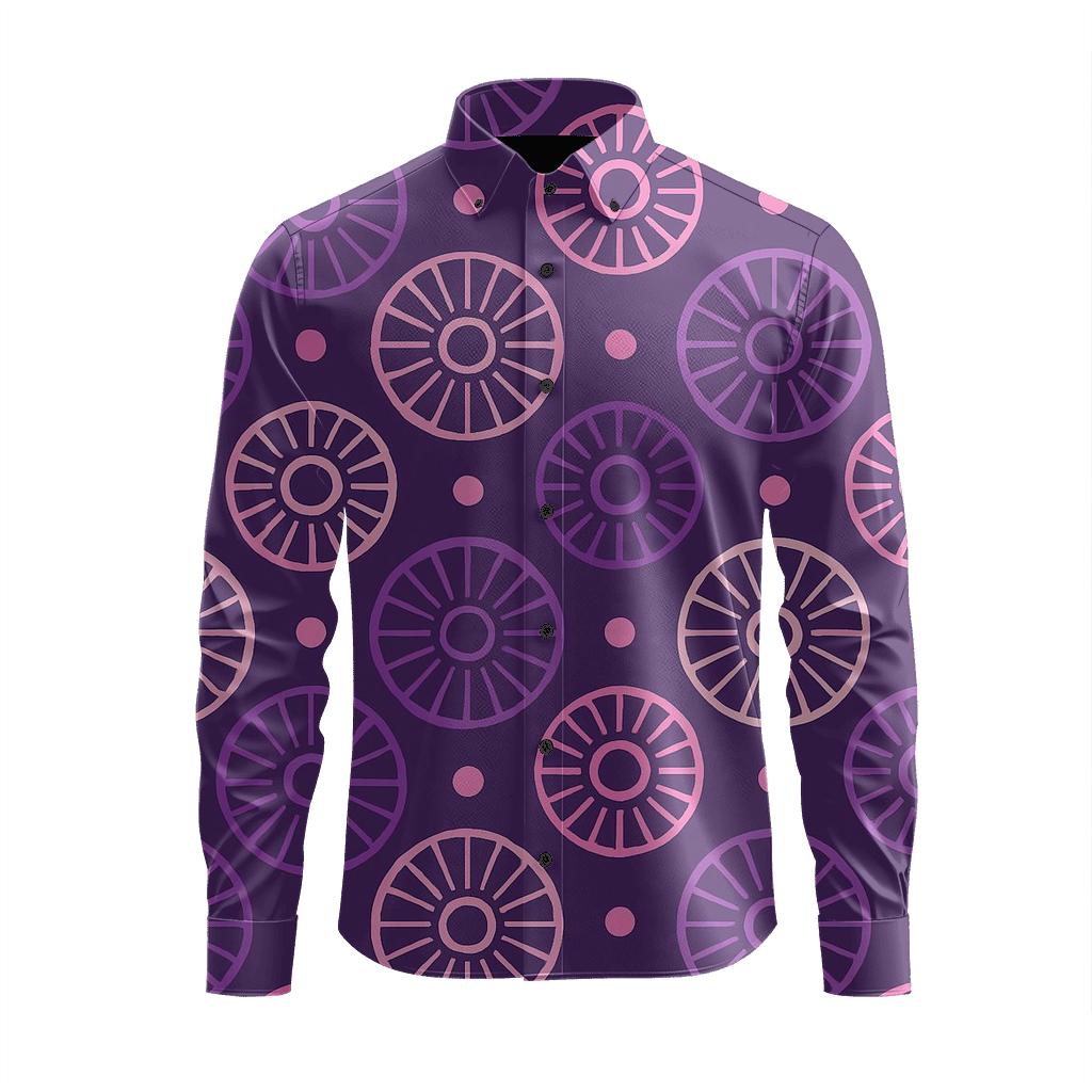 Radial Spoke Quilt custom long sleeve shirts