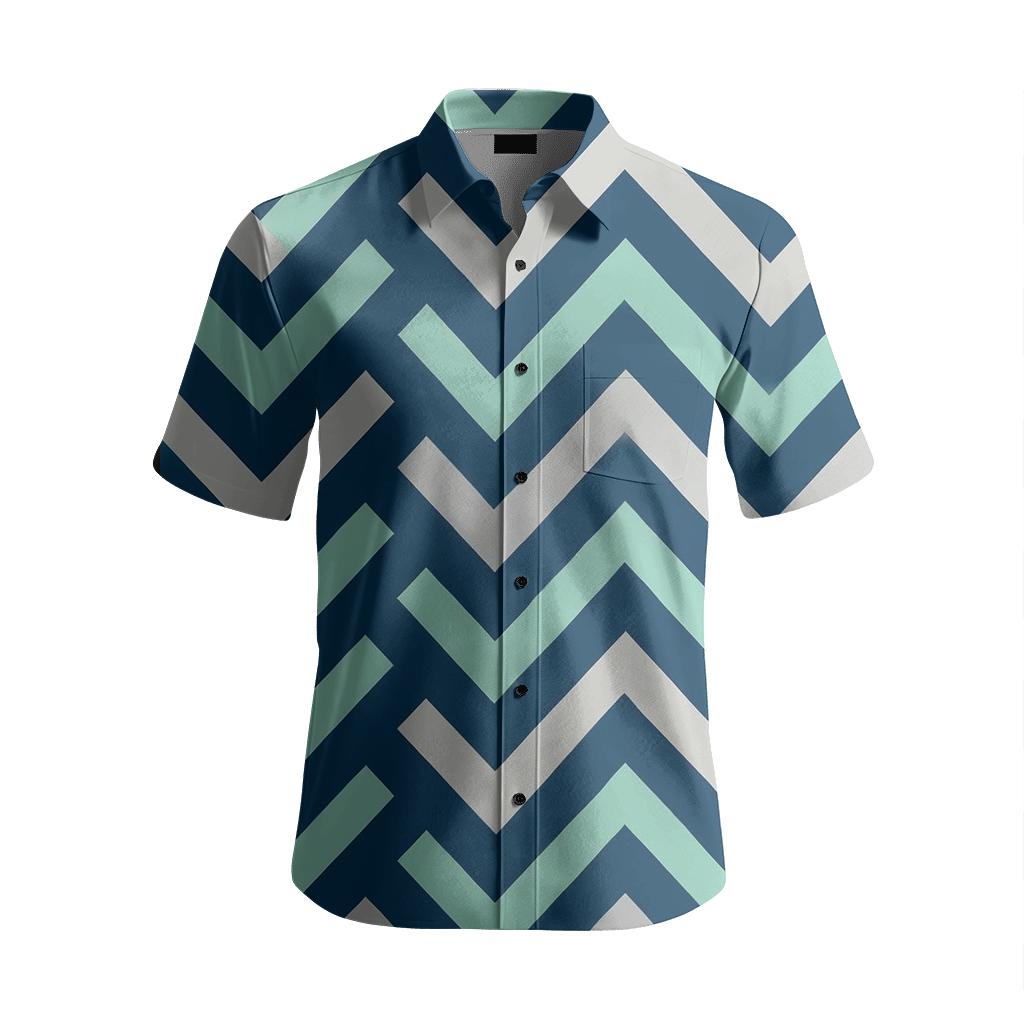 Chevron Pulse Braid personalized casual short sleeves