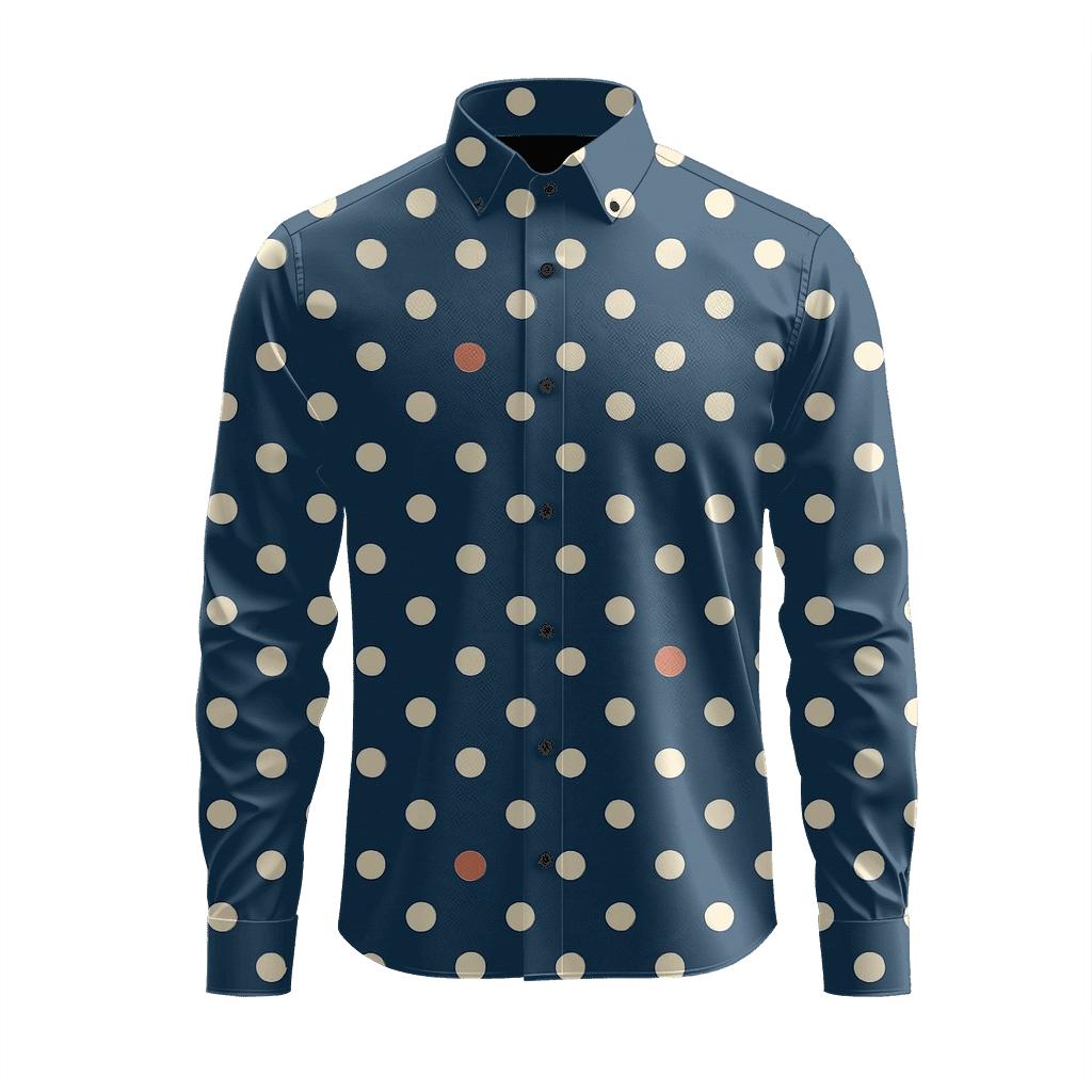 Tangent Dot Lattice Drift designer printed long sleeve tops