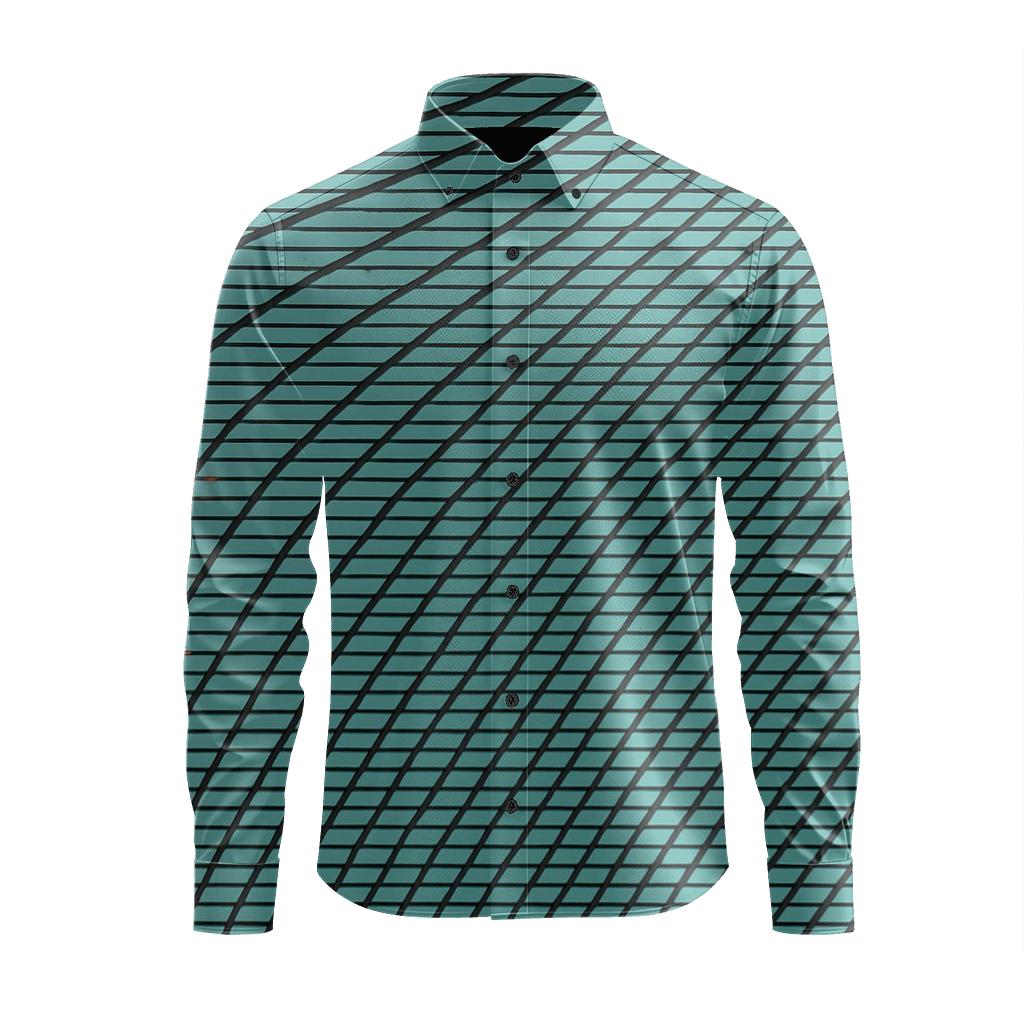 Moire Rail Interference comfortable casual long sleeves