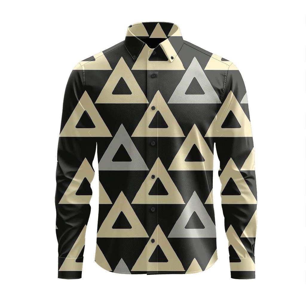 Tri Grid Aperture Cascade premium long sleeve apparel