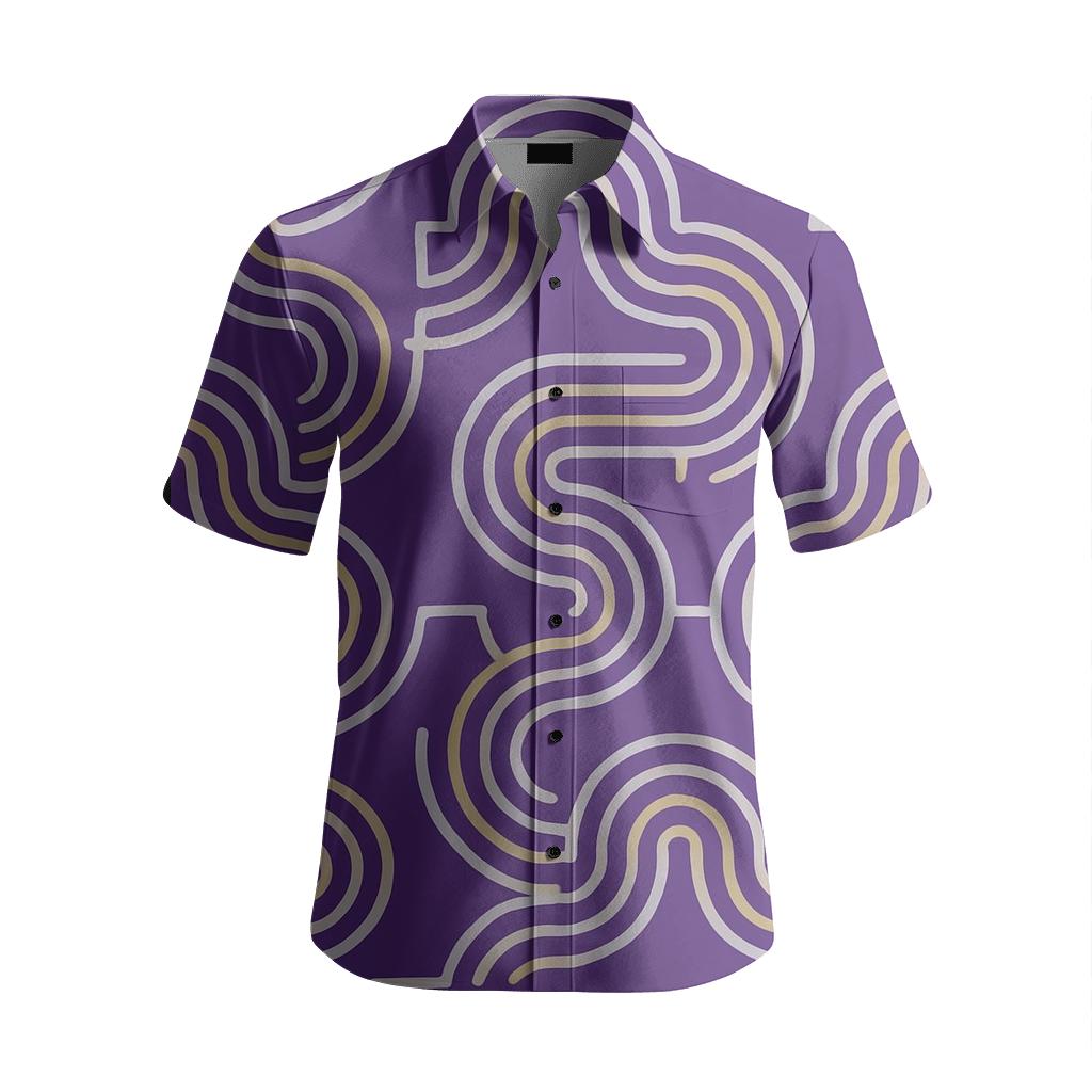 Radial Arc Circuit Repeat premium short sleeve apparel