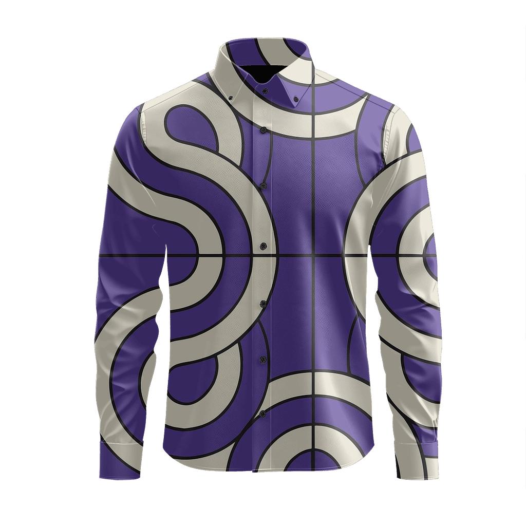 Arc Loop Circuit Repeat stylish fitted long sleeve tees