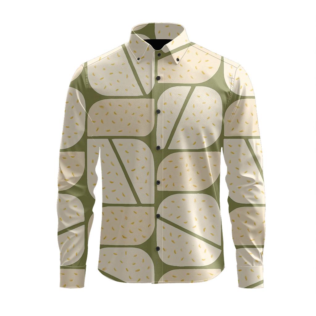 Pebble Cell Split Grid unique graphic long sleeve shirts