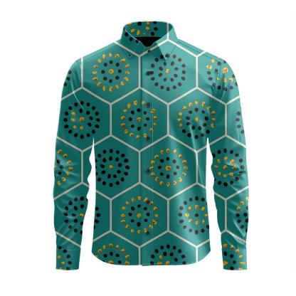 Hex Microdot Circuit Field premium long sleeve apparel
