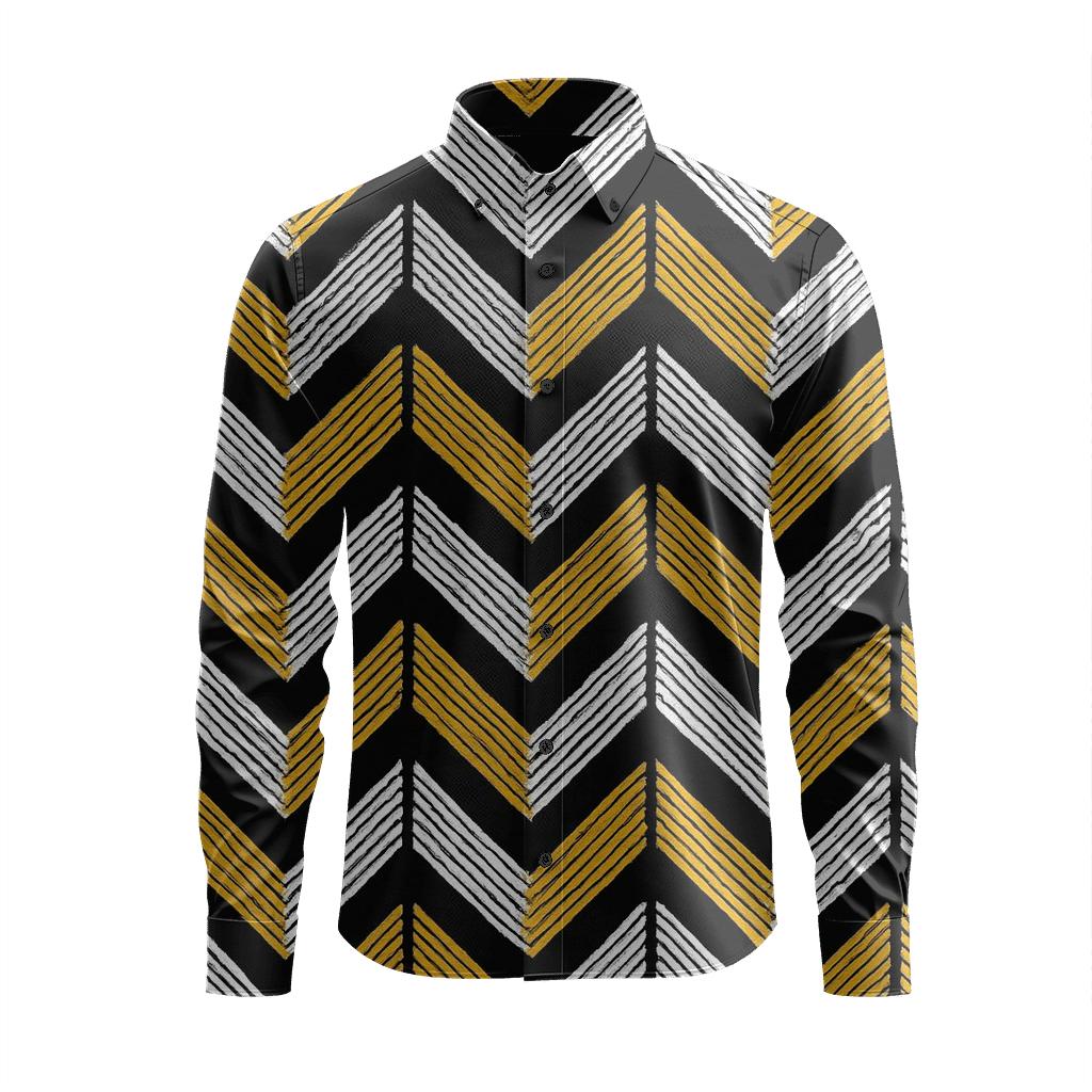 Chevron Pulse Ladder personalized cotton long sleeves