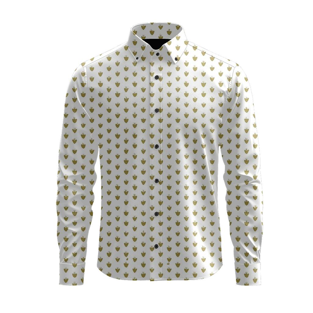 Pinpoint Scatter Net designer printed long sleeve tops