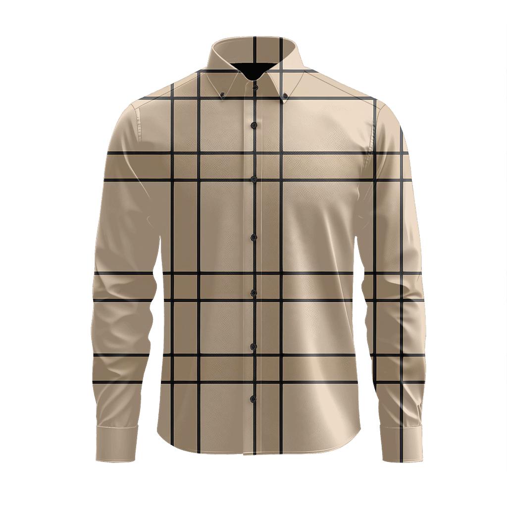 Banded Crosshatch Thesis trendy crew neck long sleeves