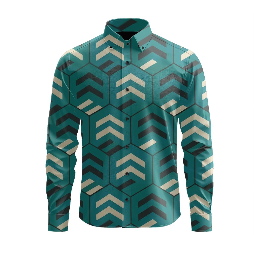 Hex Stitch Relay custom long sleeve shirts