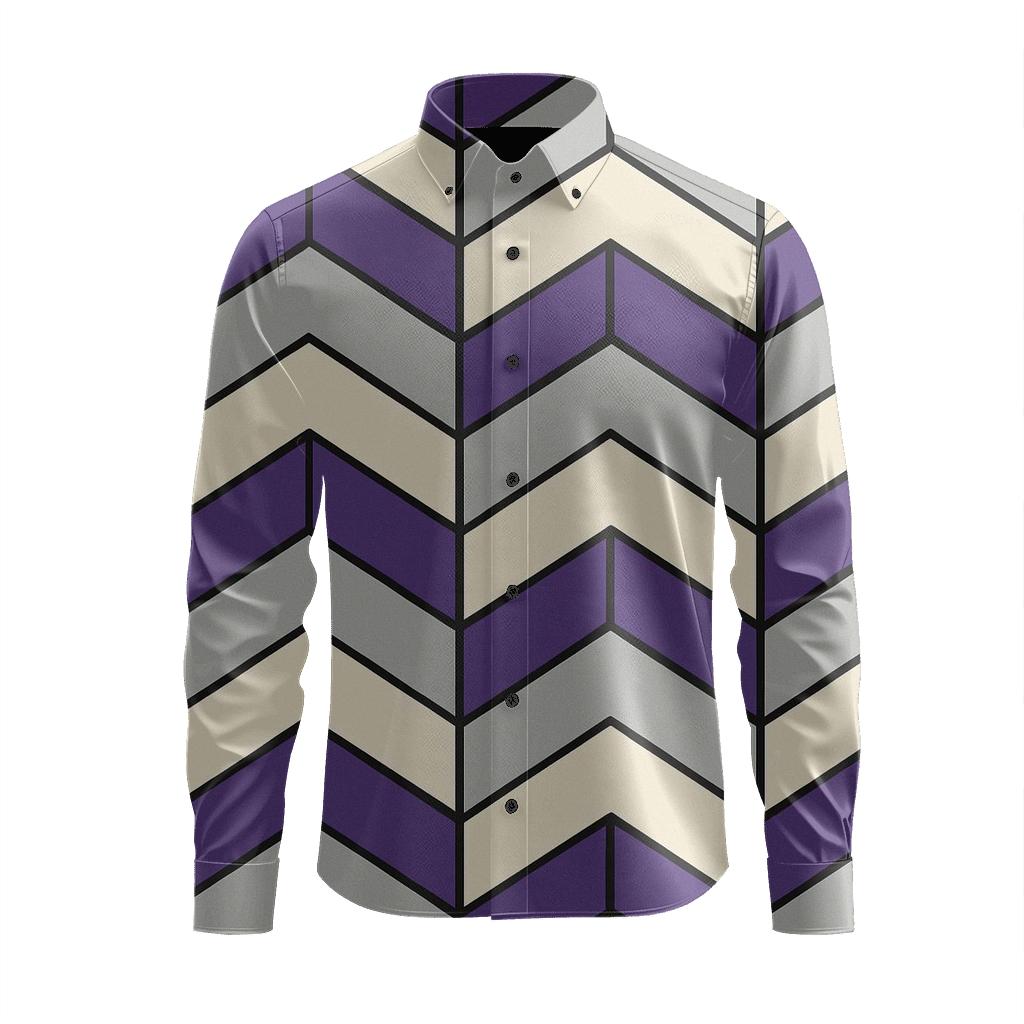 Chevron Phase Ladder custom long sleeve shirts
