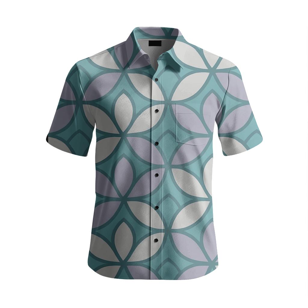 Hex Petal Interlock Field premium short sleeve apparel