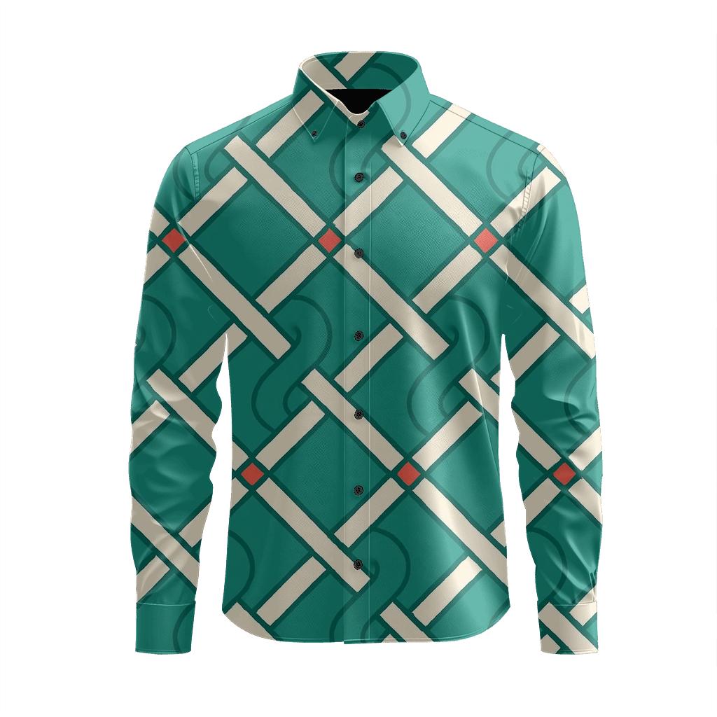 Knotless Braid Lattice premium long sleeve apparel