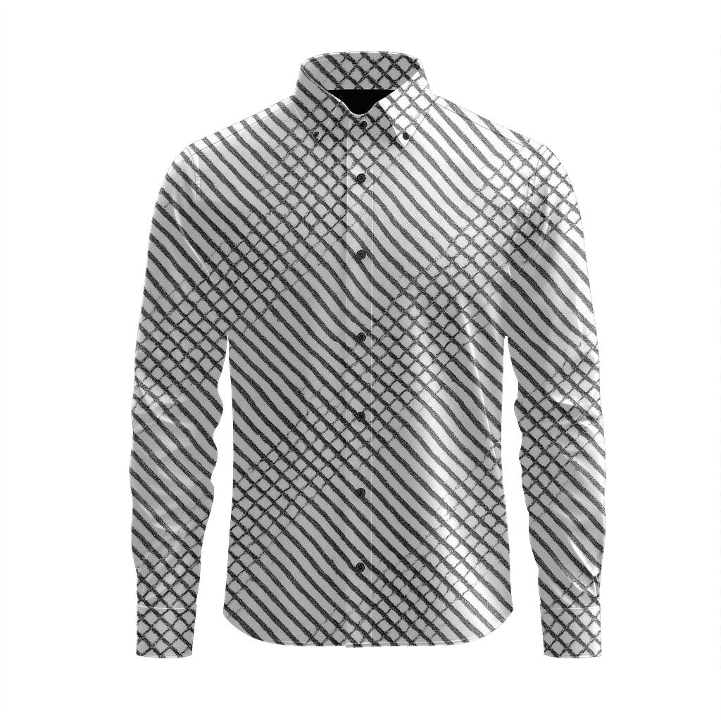 Moire Pulse Interference unique graphic long sleeve shirts