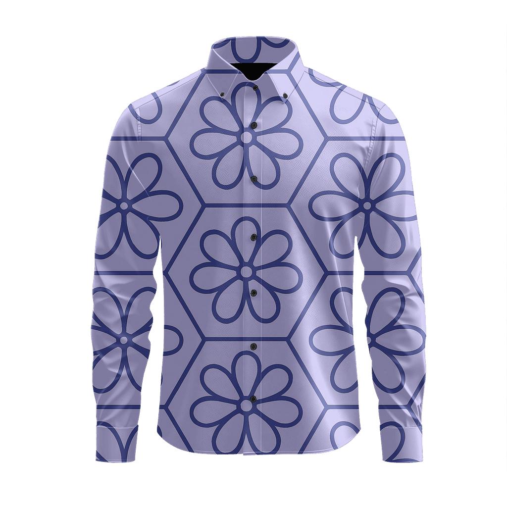 Hex Petal Module Field soft fabric long sleeve shirts