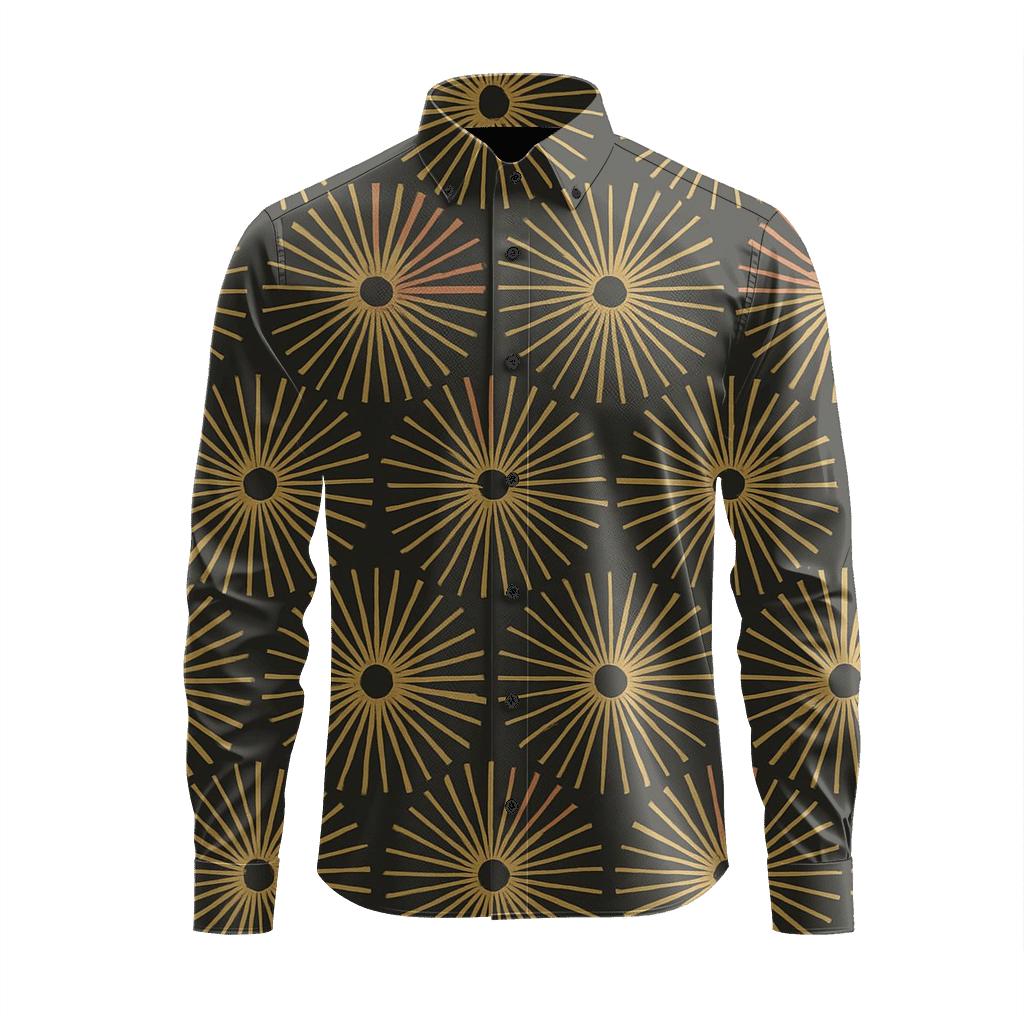 Radial Spoke Tessellation personalized cotton long sleeves
