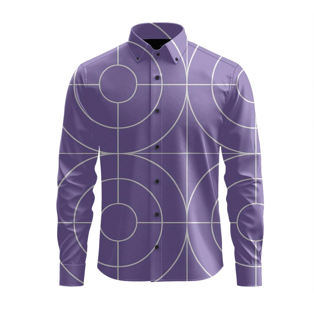 Concentric Arc Quilt custom long sleeve shirts