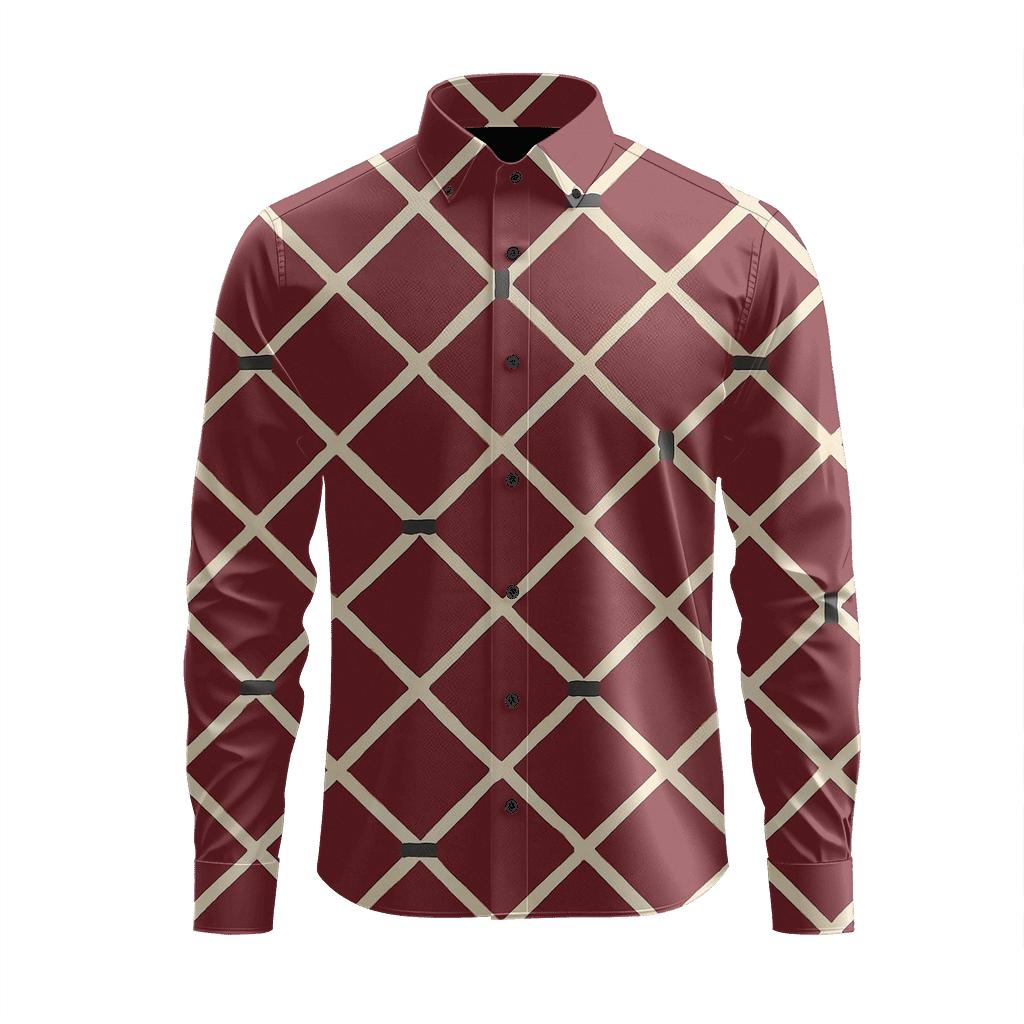 Rhombus Relay Stack designer printed long sleeve tops