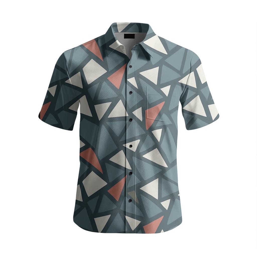 Shard Mosaic Meter comfortable cotton short sleeves