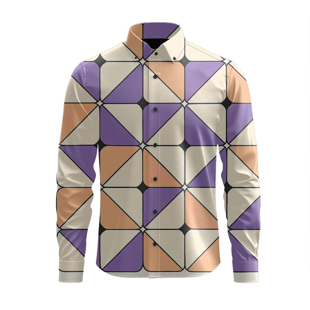 Cell Split Mosaic Matrix premium long sleeve apparel
