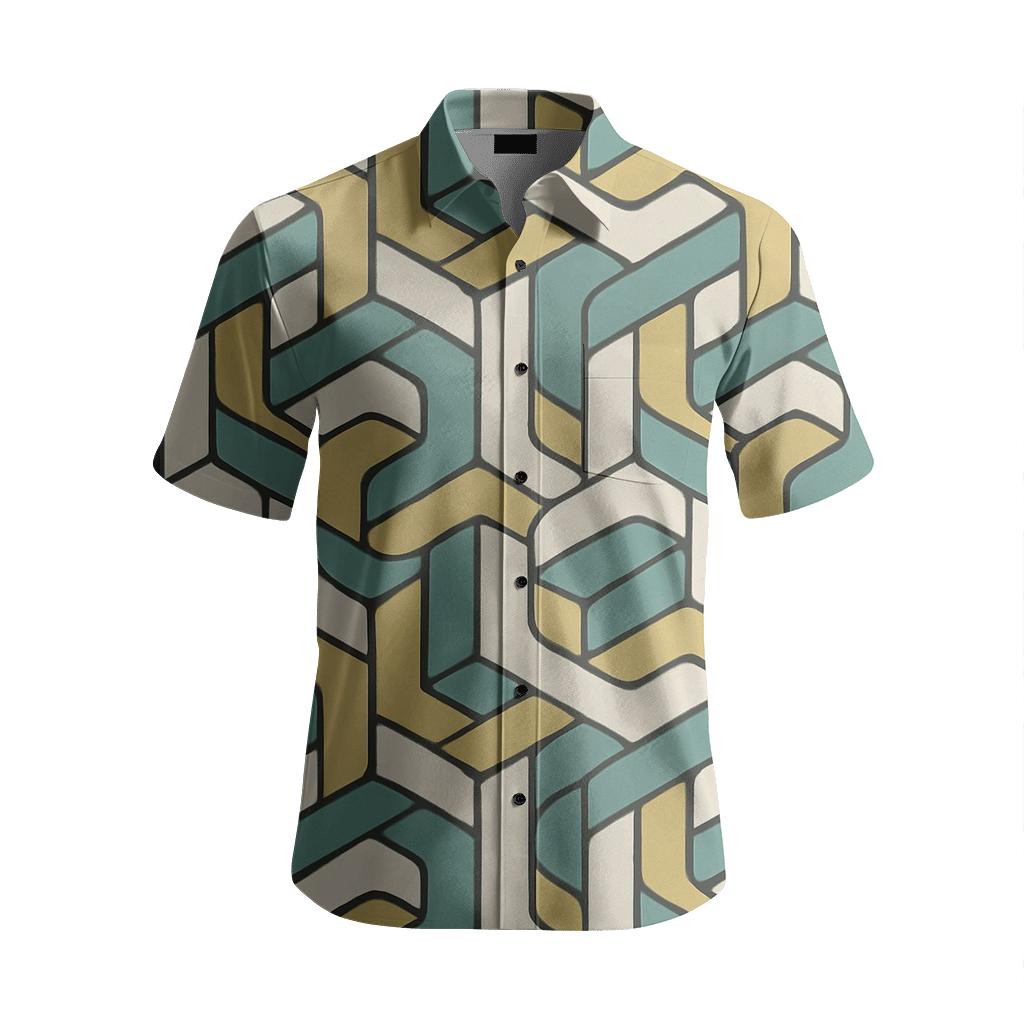 Hex Knot Microtile Relay personalized casual short sleeves