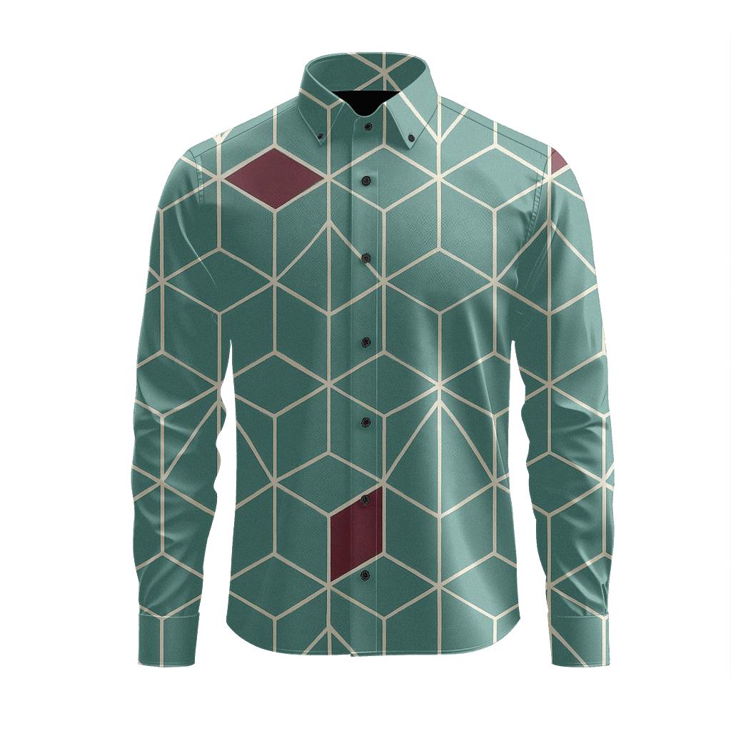 Hex Kites Interlock designer printed long sleeve tops