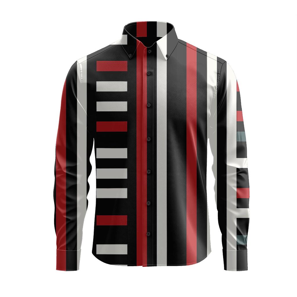 Banded Stripe Phase Shift premium long sleeve apparel