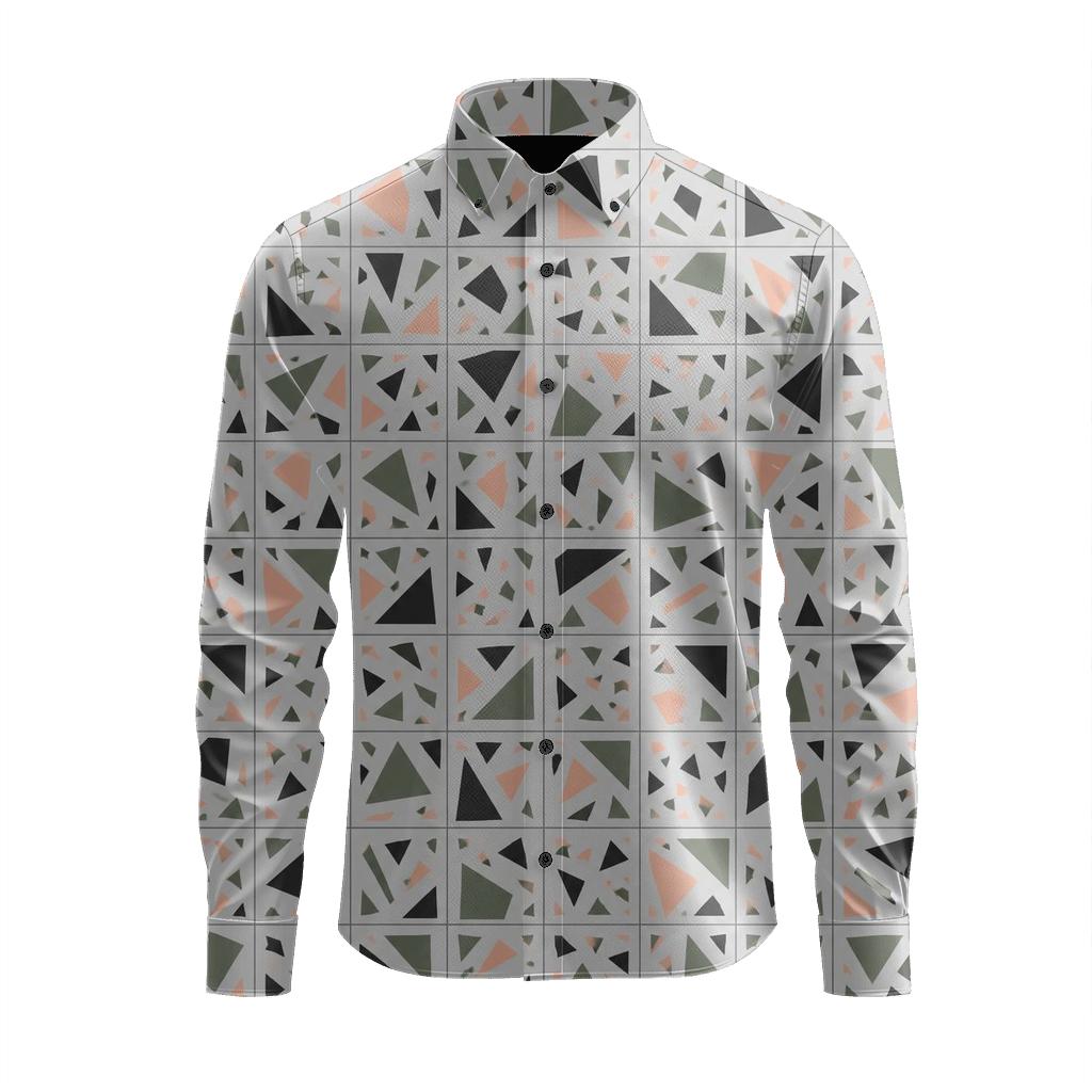 Fragment Grid Soft Noise premium long sleeve apparel [AI-692df27a-ab680fe29a07]