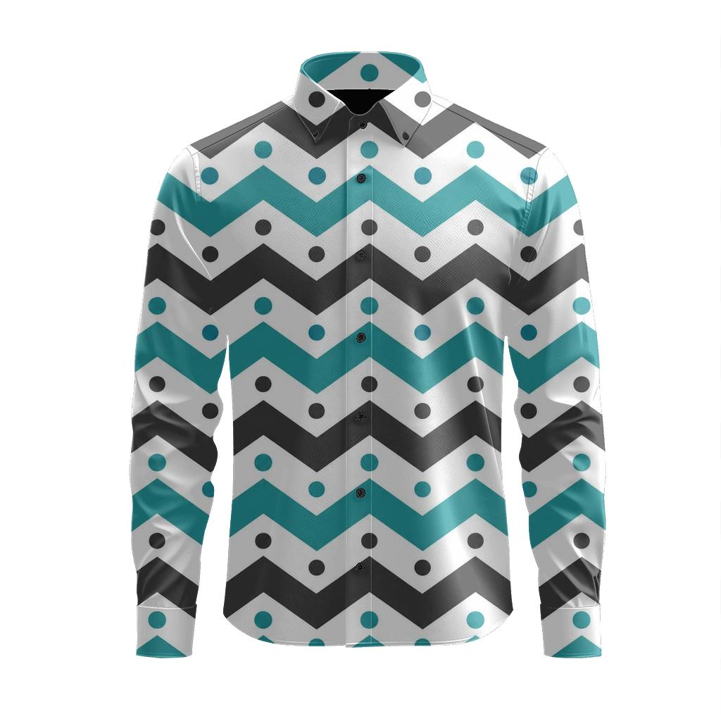 Dotted Chevron Register comfortable casual long sleeves [AI-3f4fa382-503cadbfed64]