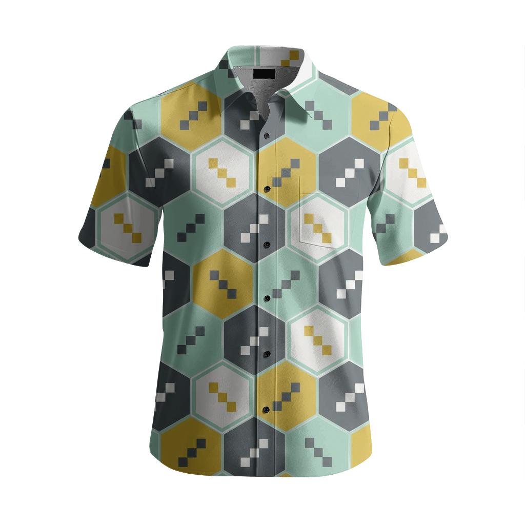 Hex Step Plainfield personalized casual short sleeves [AI-ba129914-efe97fdf4482]