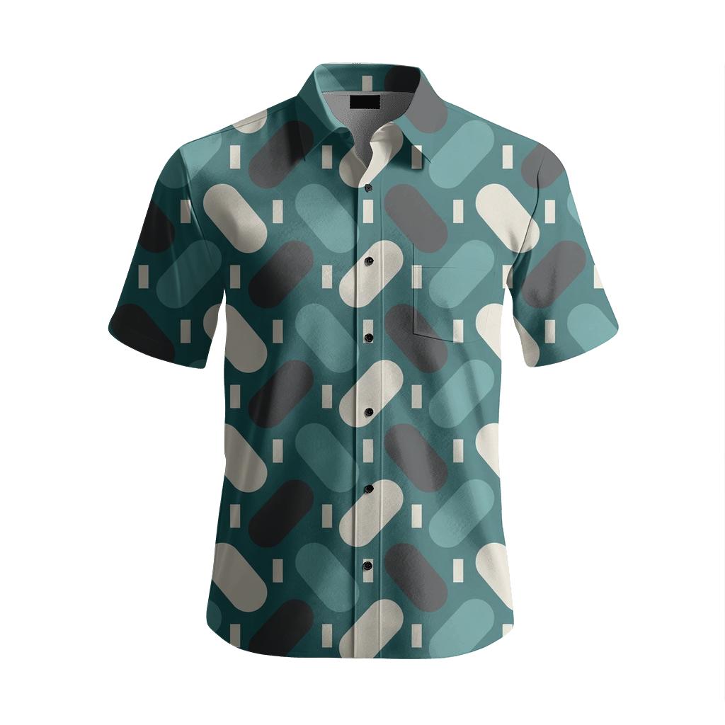 Tilted Capsule Tessellation unique graphic short sleeve shirts [AI-ed21afe1-5ca28abc9565]