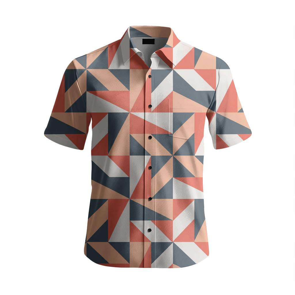 Rotating Shard Check unique graphic short sleeve shirts [AI-ef511007-743fbc7c7b1c]