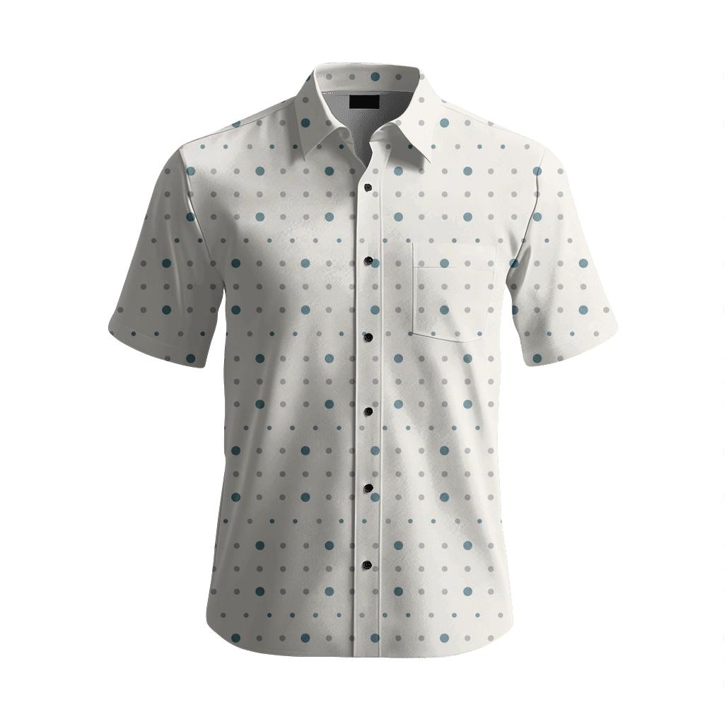 Quiet Dot Interval Weave stylish fitted short sleeve tees [AI-4e57d09a-a55e8f981718]